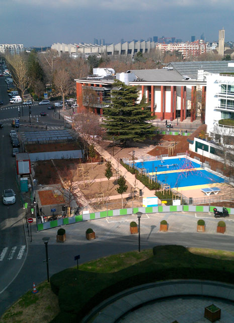 Stadion from the window