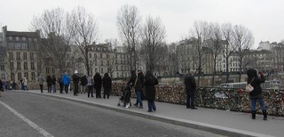 Bridge full of locks